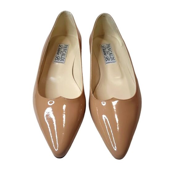 NWOT Pancaldi for Diane B. Made in Italy patent leather flat fashion shoe 7 - Picture 3 of 12